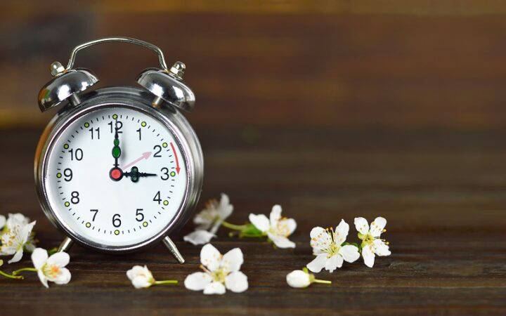 Spring forward. Daylight Saving Time